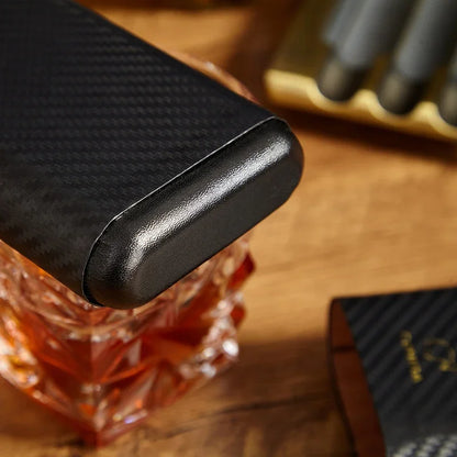 Portable Carbon Fiber Cigar Case