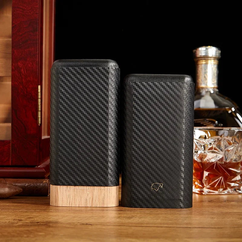 Portable Carbon Fiber Cigar Case